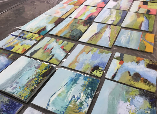 100 paintings in a 100 Days