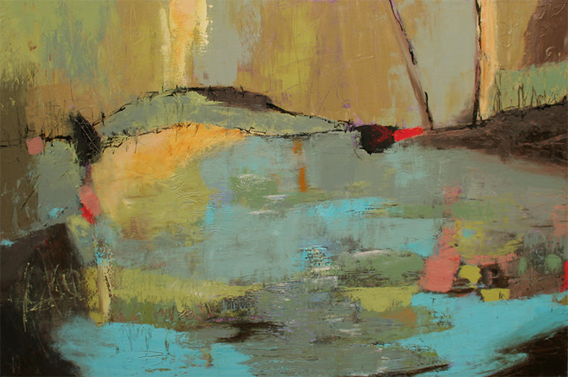 SIMPLIFY THE LANDSCAPE in Acrylic/Mixed Media 2 Day Workshop ZOOM -TBA