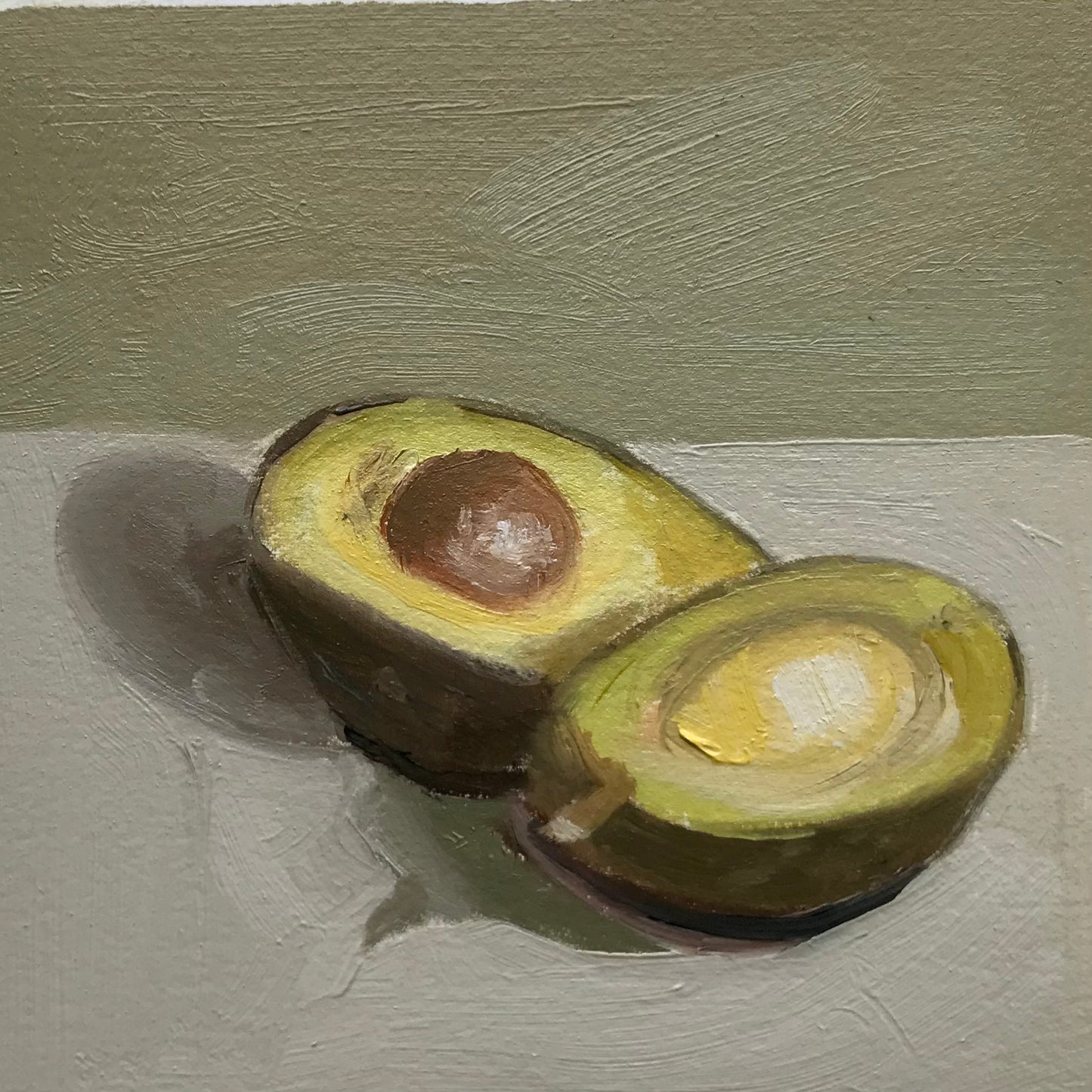 Avacado- Original Artwork by Patt Scrivener AFCA