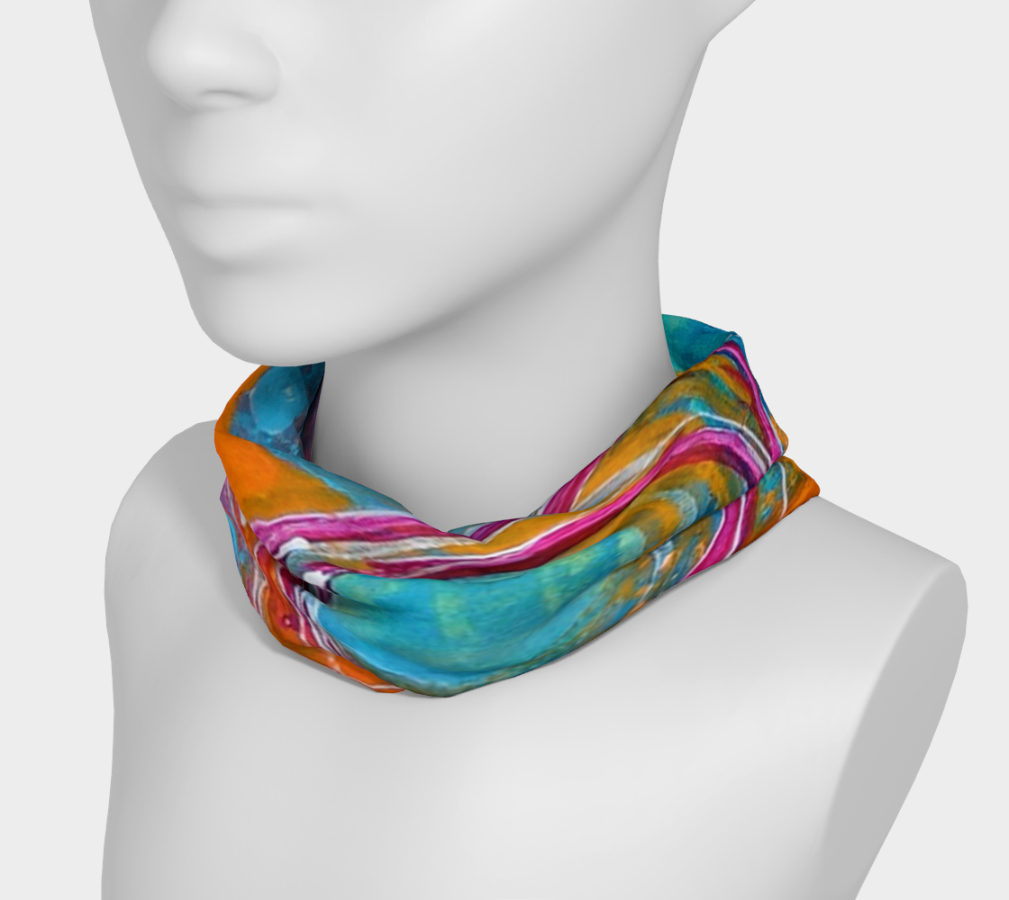 Wearable Art -Headband - Dancing in Circles-Patt Scrivener Art and Design
