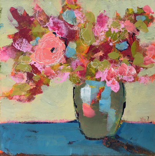 In Bloom - Acrylic - Mixed Media Workshop - TUESDAY APRIL 23