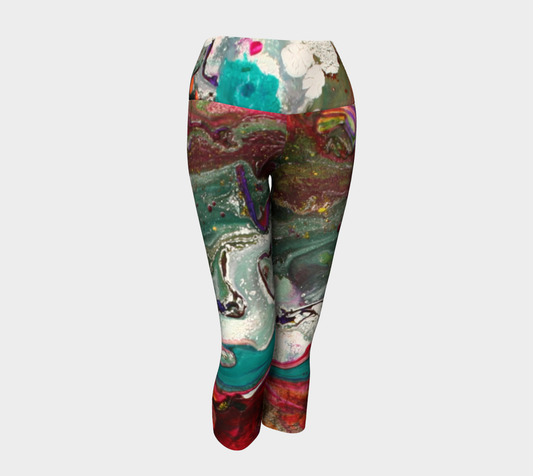 Yoga Capri - Underwater Design-Patt Scrivener Art and Design