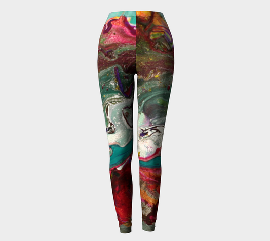 Wearable Art-Leggings - Underwater
