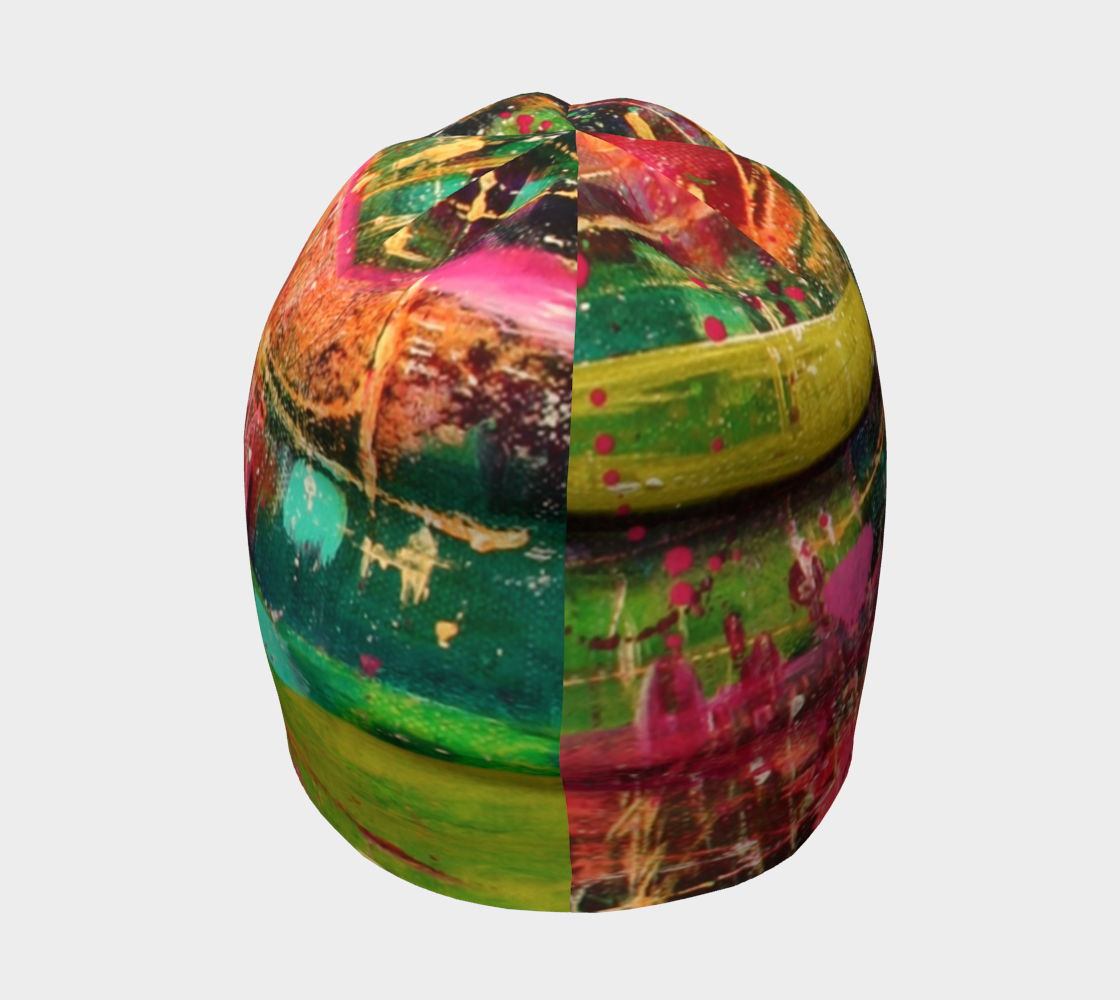 Wearable Art -Beanie - Serenity Design-Patt Scrivener Art and Design