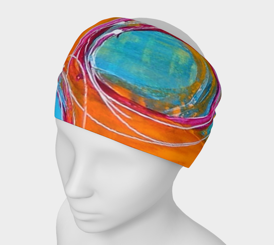 Wearable Art -Headband - Dancing in Circles-Patt Scrivener Art and Design