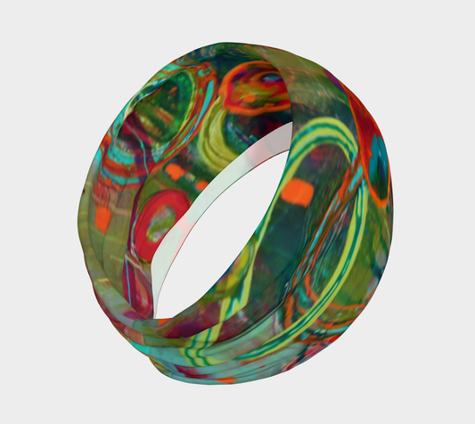 Wearable Art -Headband -Jumping Through Hoops-Patt Scrivener Art and Design