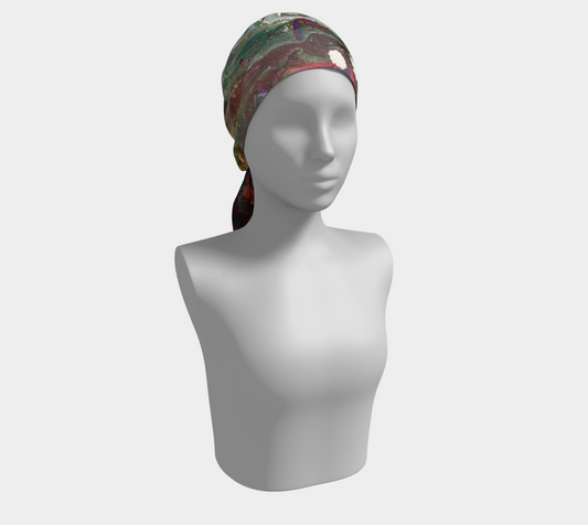 Wearable Art-Scarf -Underwater Design