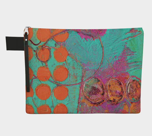Totes and Bags - Carry All - Orange Dots