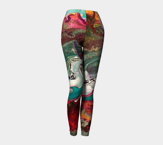 Wearable Art-Leggings - Underwater