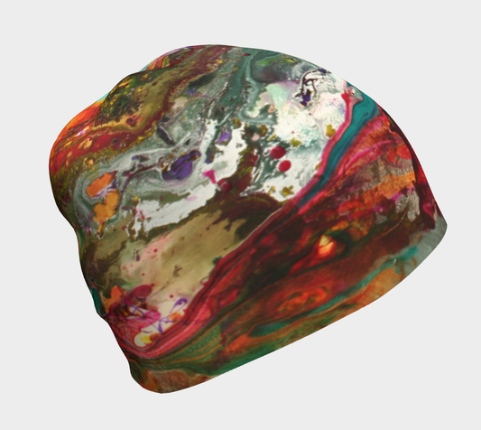 Wearable Art-Beanie  - Underwater