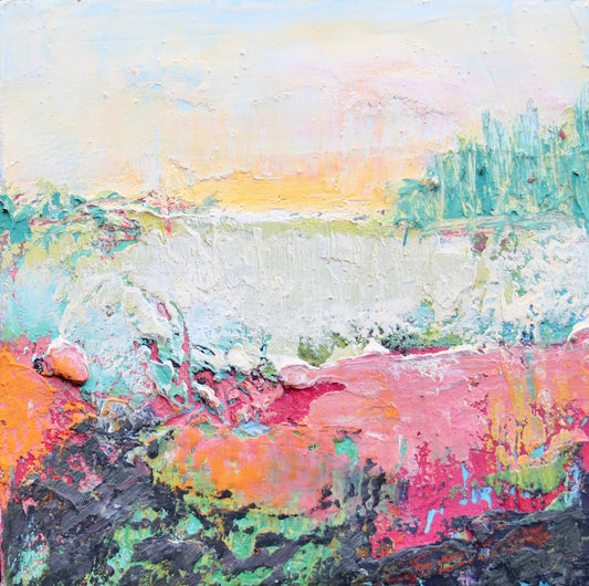 Explore Cold Wax: Paint an Abstract Landscape - Prerecorded-Self Paced workshop