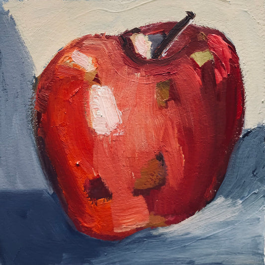 Red Apple 3-Original Artwork by Patt Scrivener AFCA