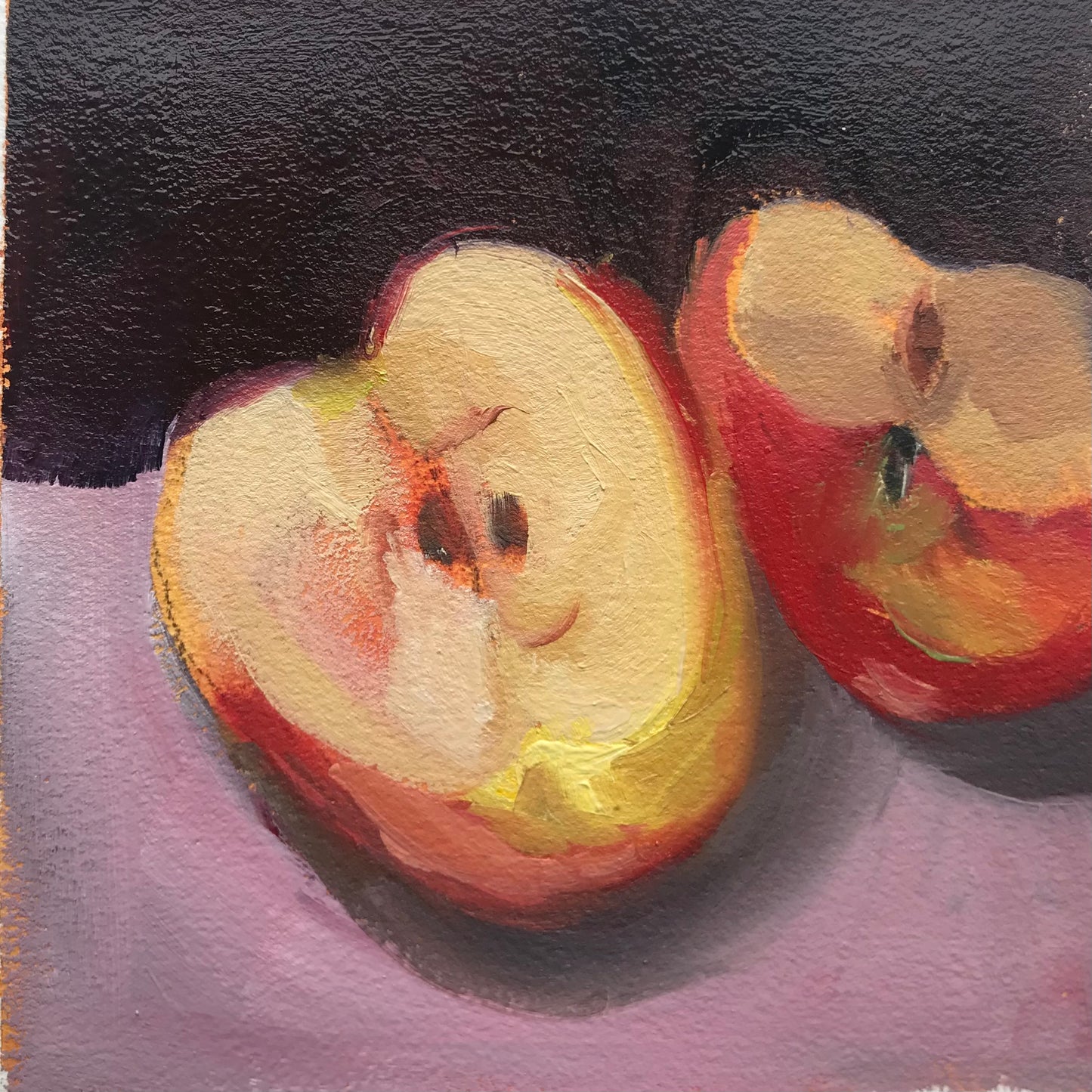 Red Apple 4 -Original Artwork by Patt Scrivener AFCA