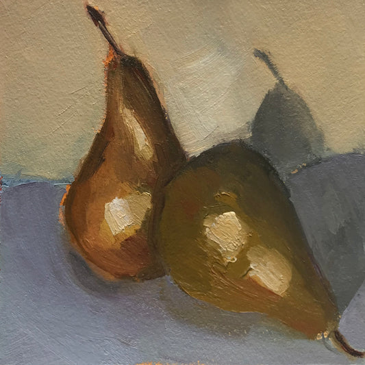 Two Pears 2 - Original Artwork by Patt Scrivener AFCA