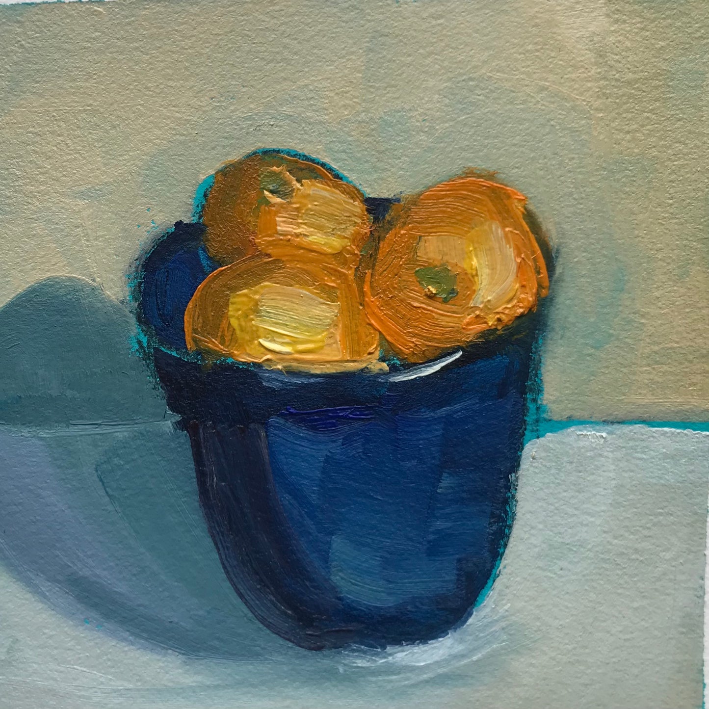 A Bowl of Oranges- Original Artwork by Patt Scrivener AFCA