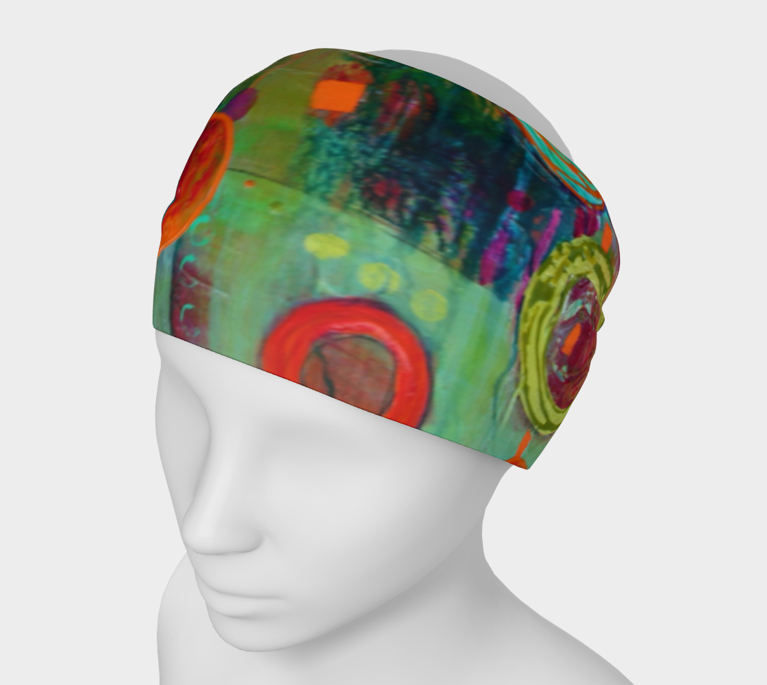 Wearable Art -Headband -Jumping Through Hoops-Patt Scrivener Art and Design