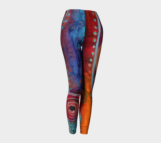 Artful Leggings - wearable art-Patt Scrivener Art and Design
