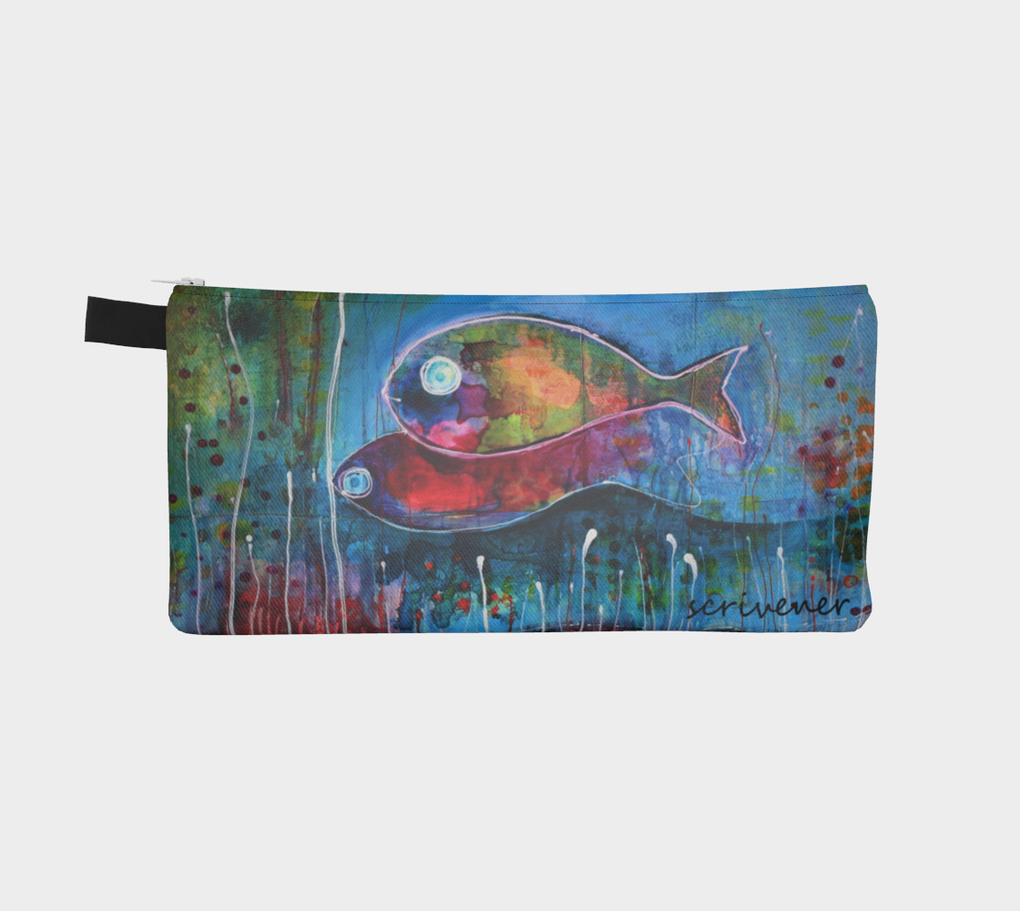 Pencil Case - Two Little Fishes