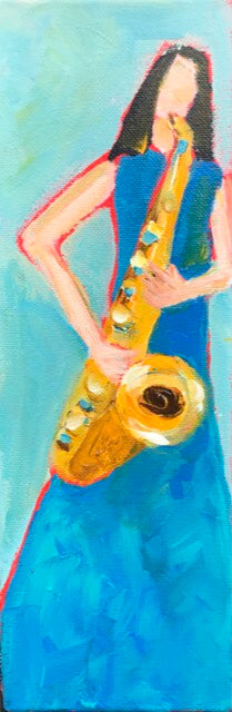 Figurative Art -Saxxy Gal
