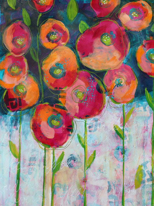 Poppies Galore-Patt Scrivener Art and Design